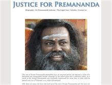 Tablet Screenshot of justice-for-premananda.org